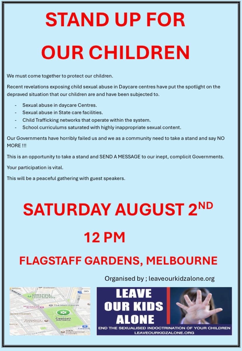 Community Rally on the 2nd of August 2025