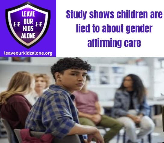 Damning study into children who receive gender affirming care