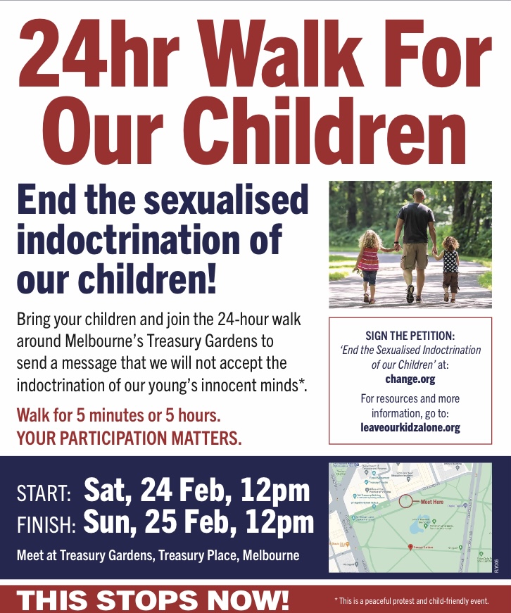 Leave Our Kids Alone 24 Hour Walk 24th February 2024
